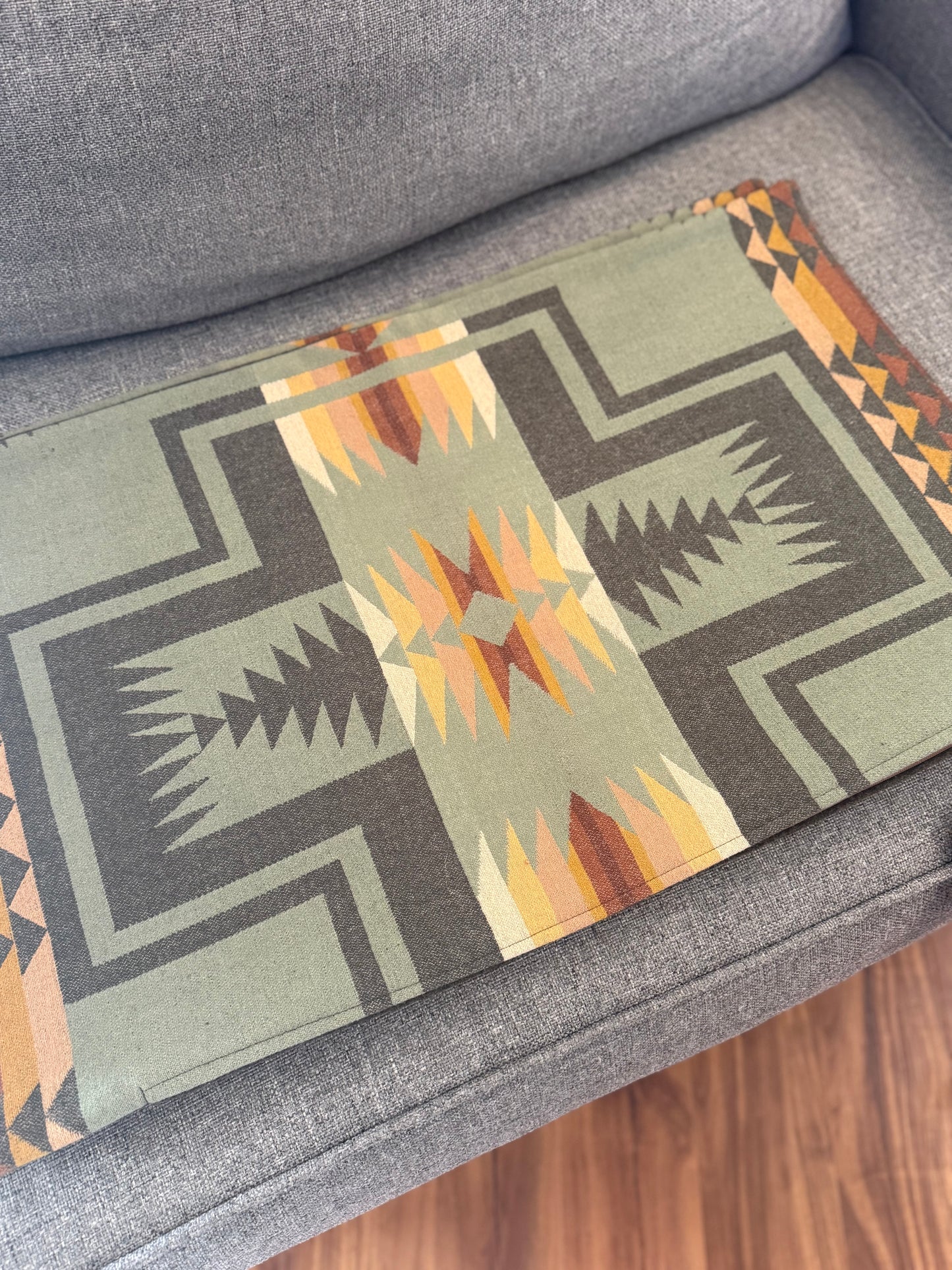 Queen Sage Harding Pillow Cover Set