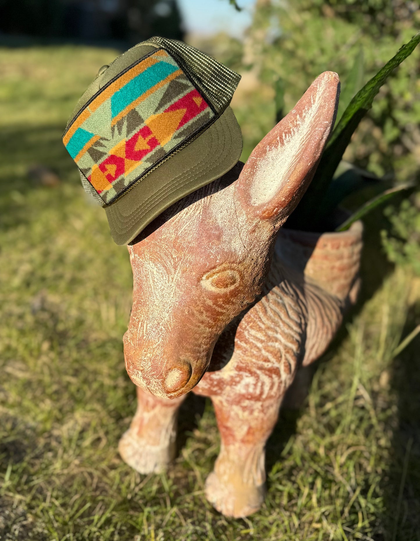 Olive Green Jr. Trucker Hat