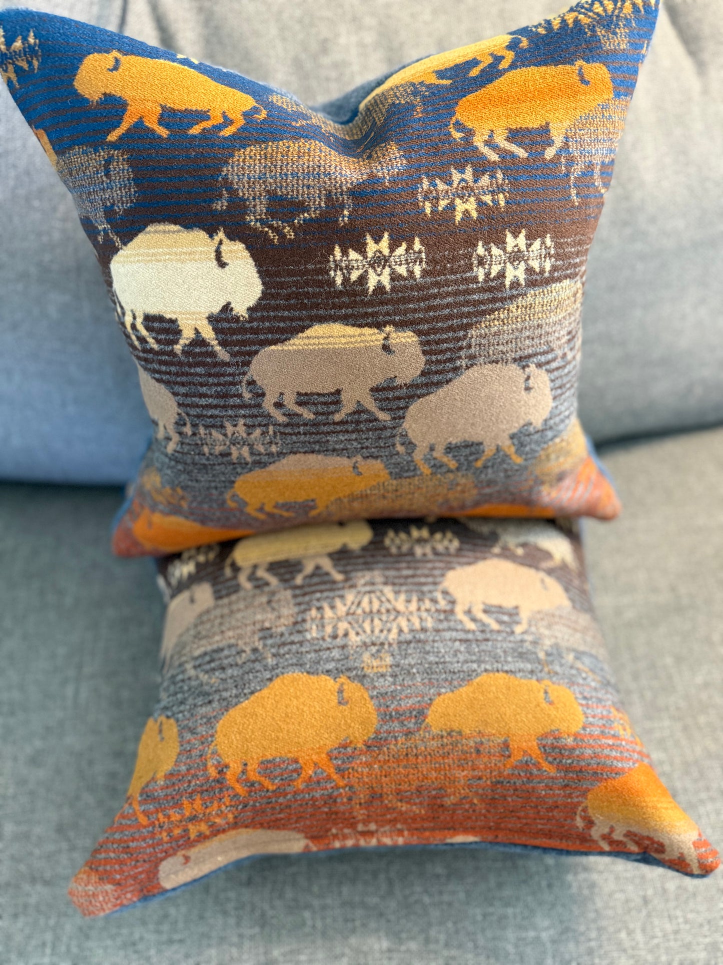 Land of Buffalo Pillow Set