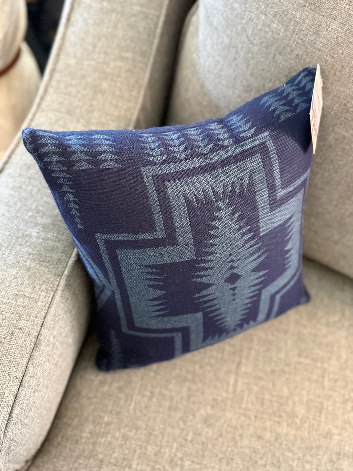 Navy Harding Pillow