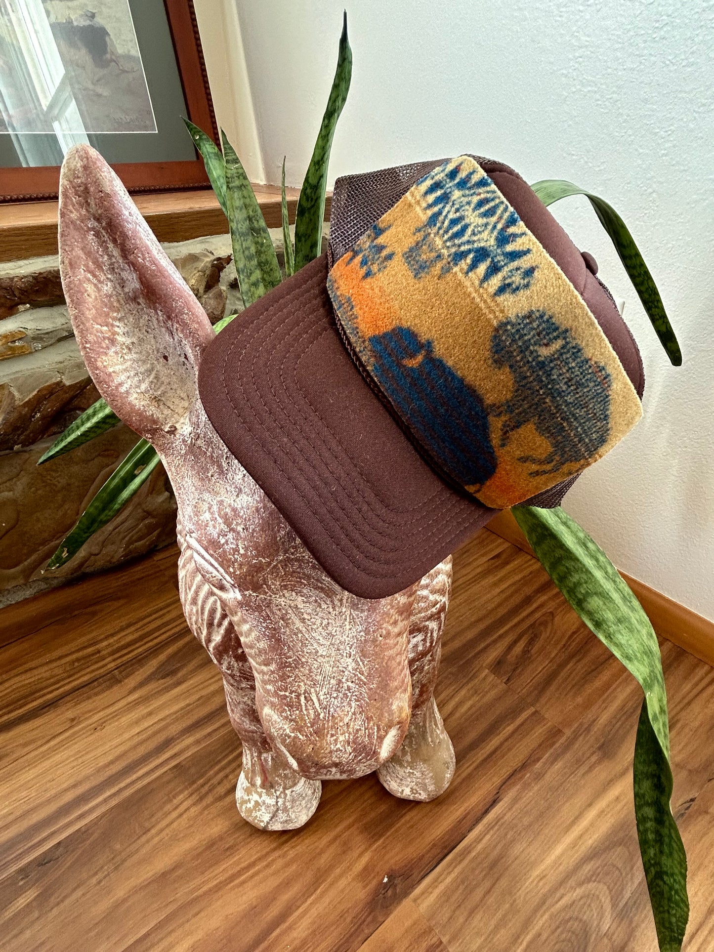 Brown Land of Buffalo Trucker Hat