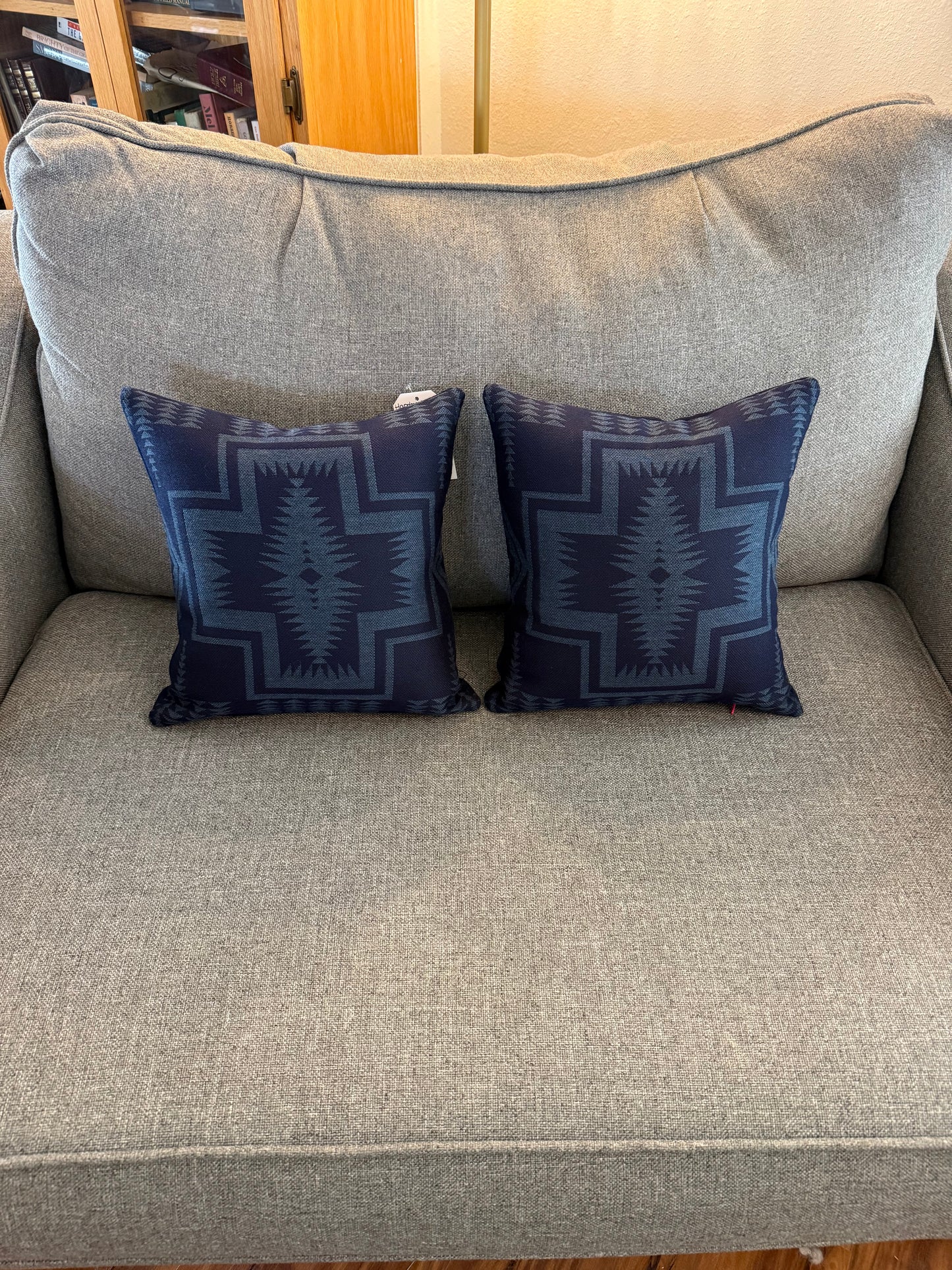Navy Harding Pillow Set