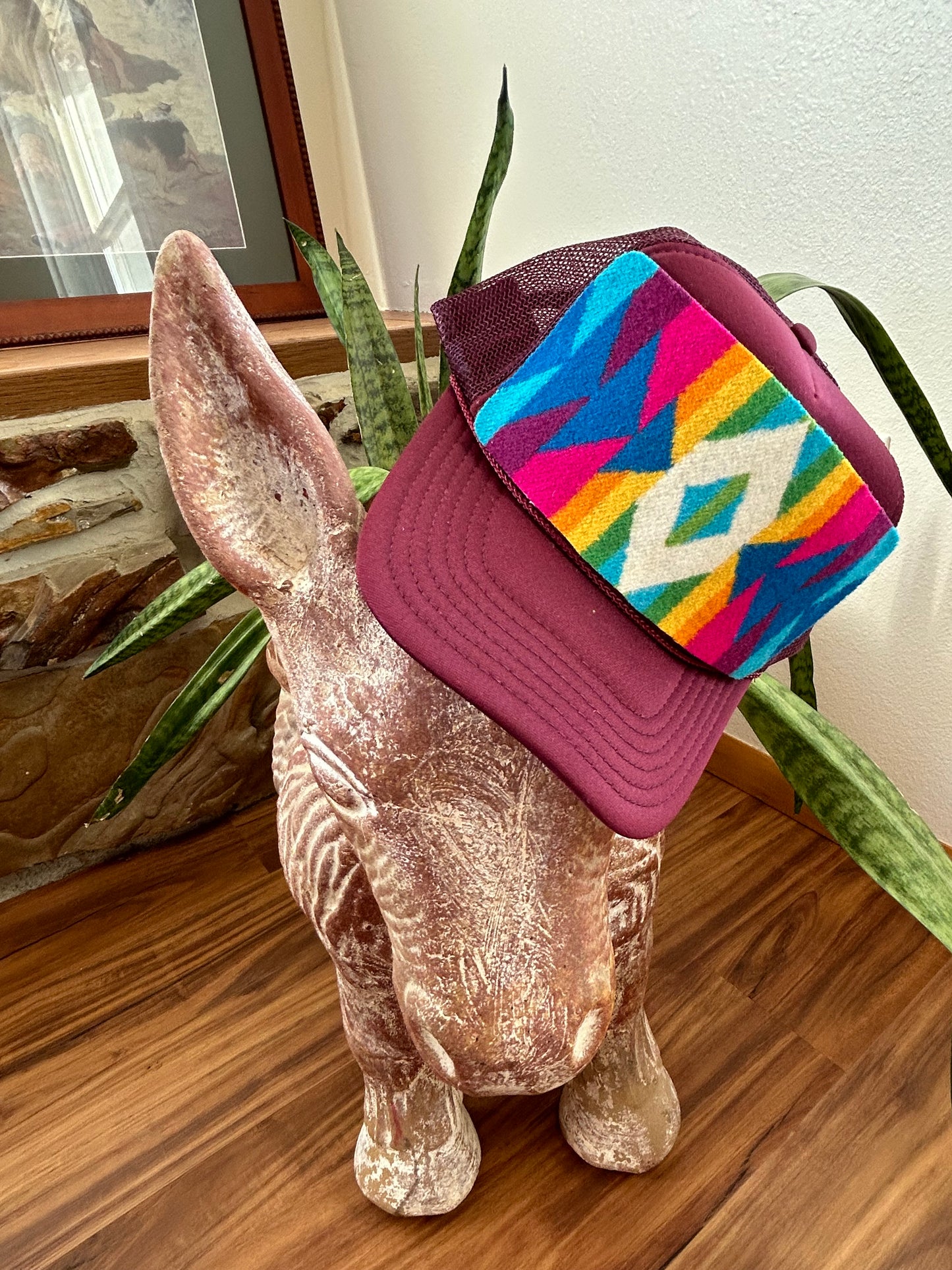 Cranberry San Gabriel Blue Trucker Hat