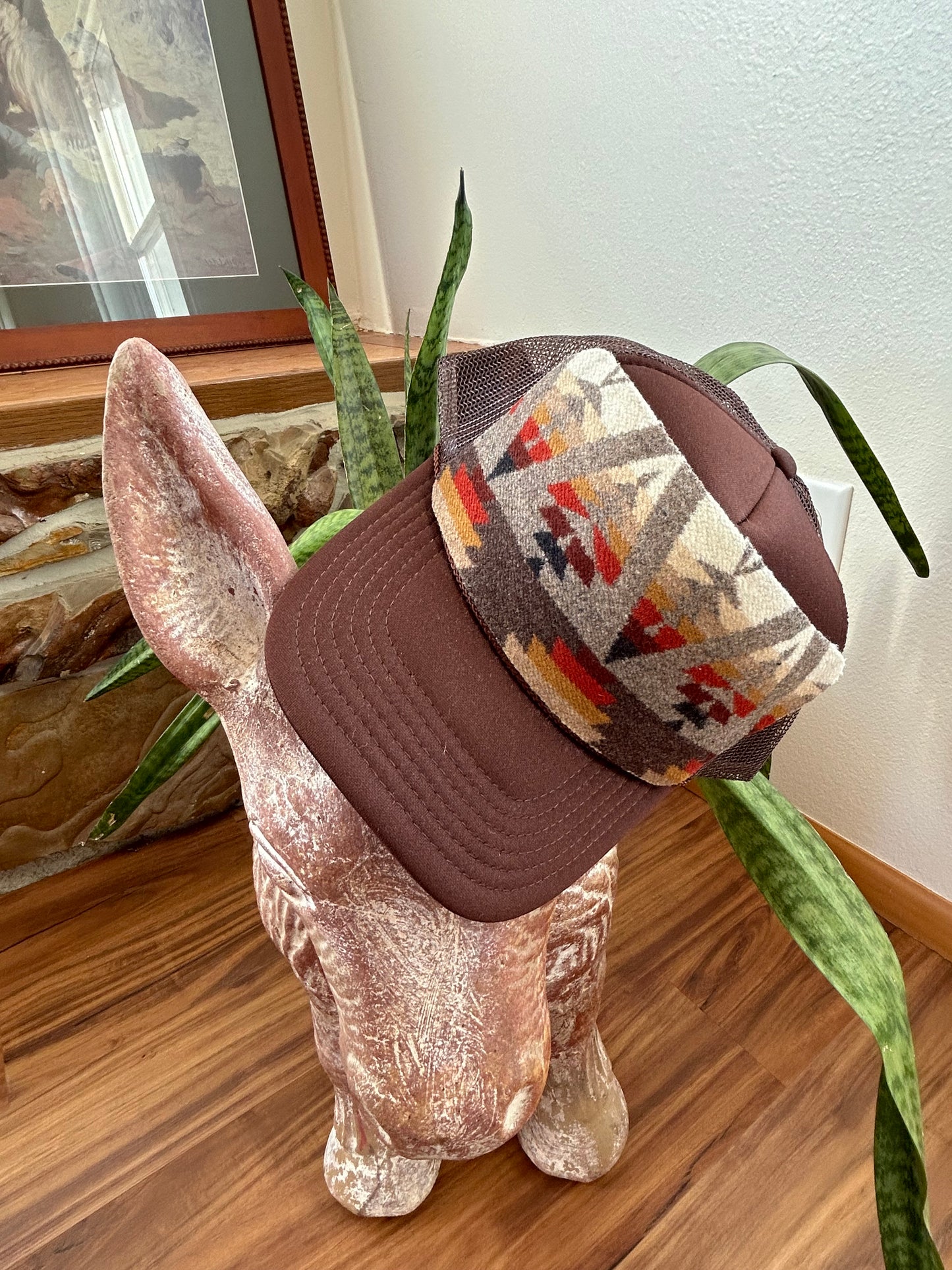 Pacific Brown Crest Trucker Hat