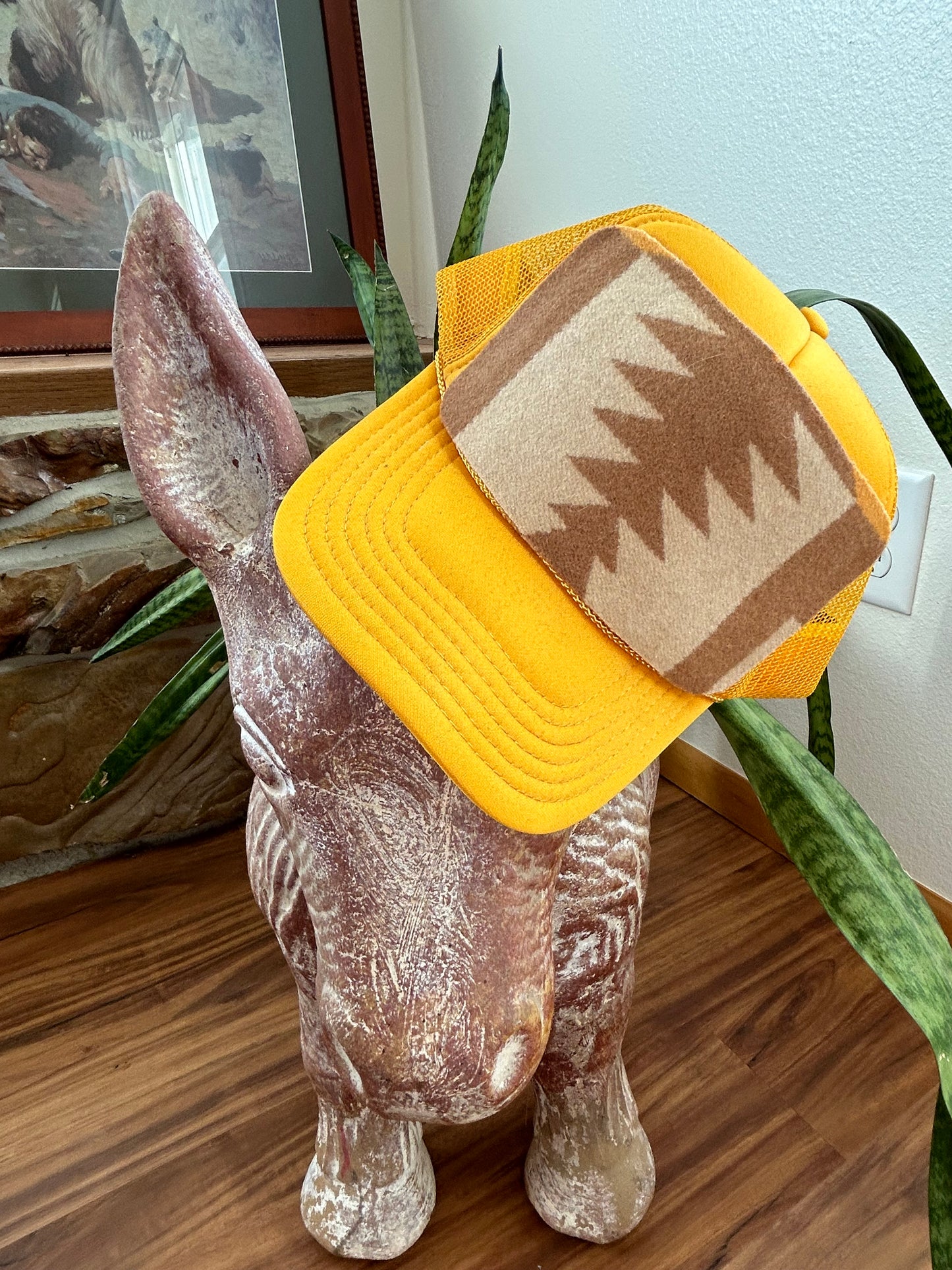 Bright Yellow Trucker Hat