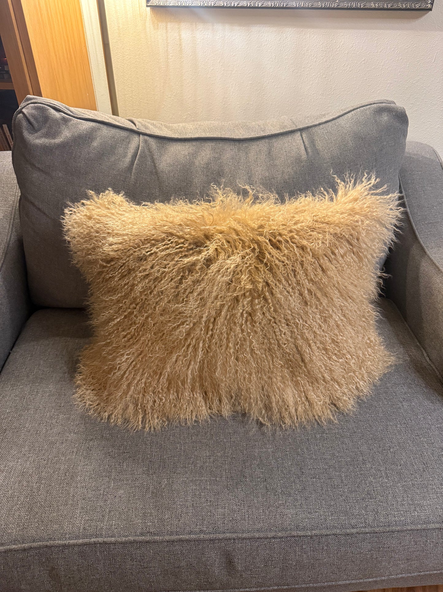 Tibetan Lamb & Land of Buffalo Pillow