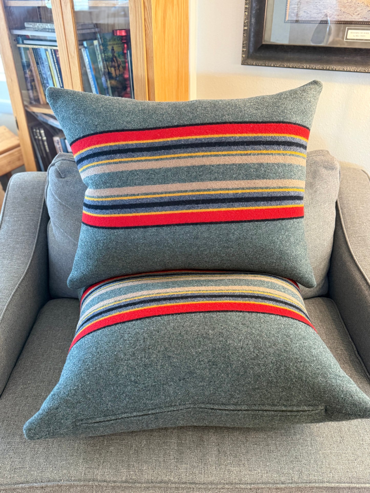 Yakima Camp (Heather Green) Pillow