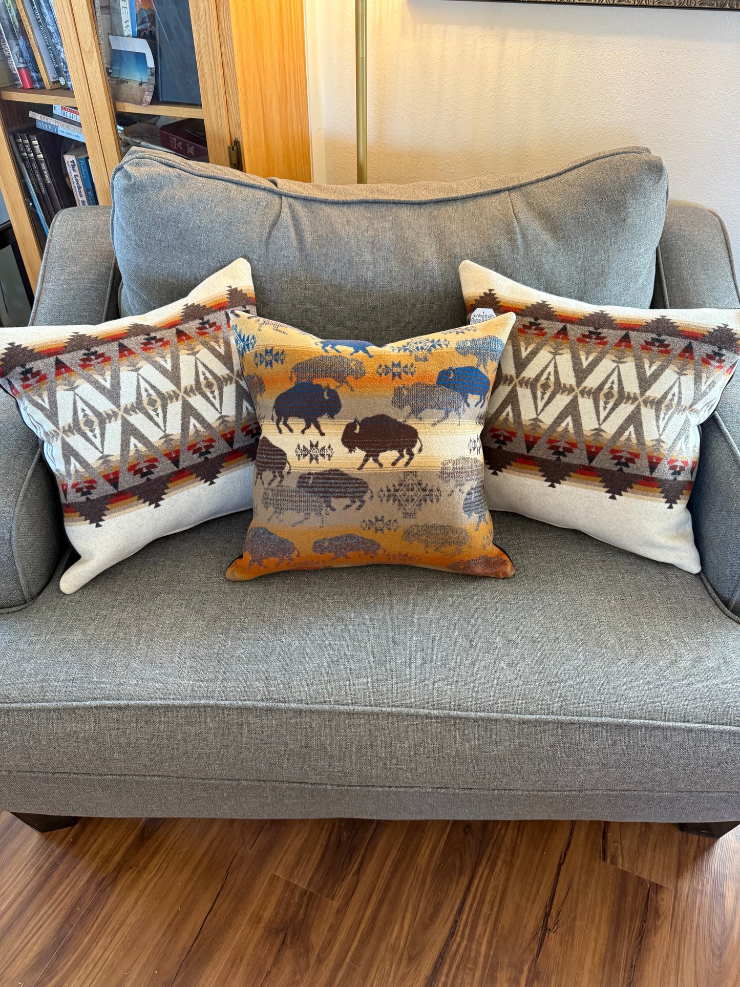 Land of Buffalo Pillow