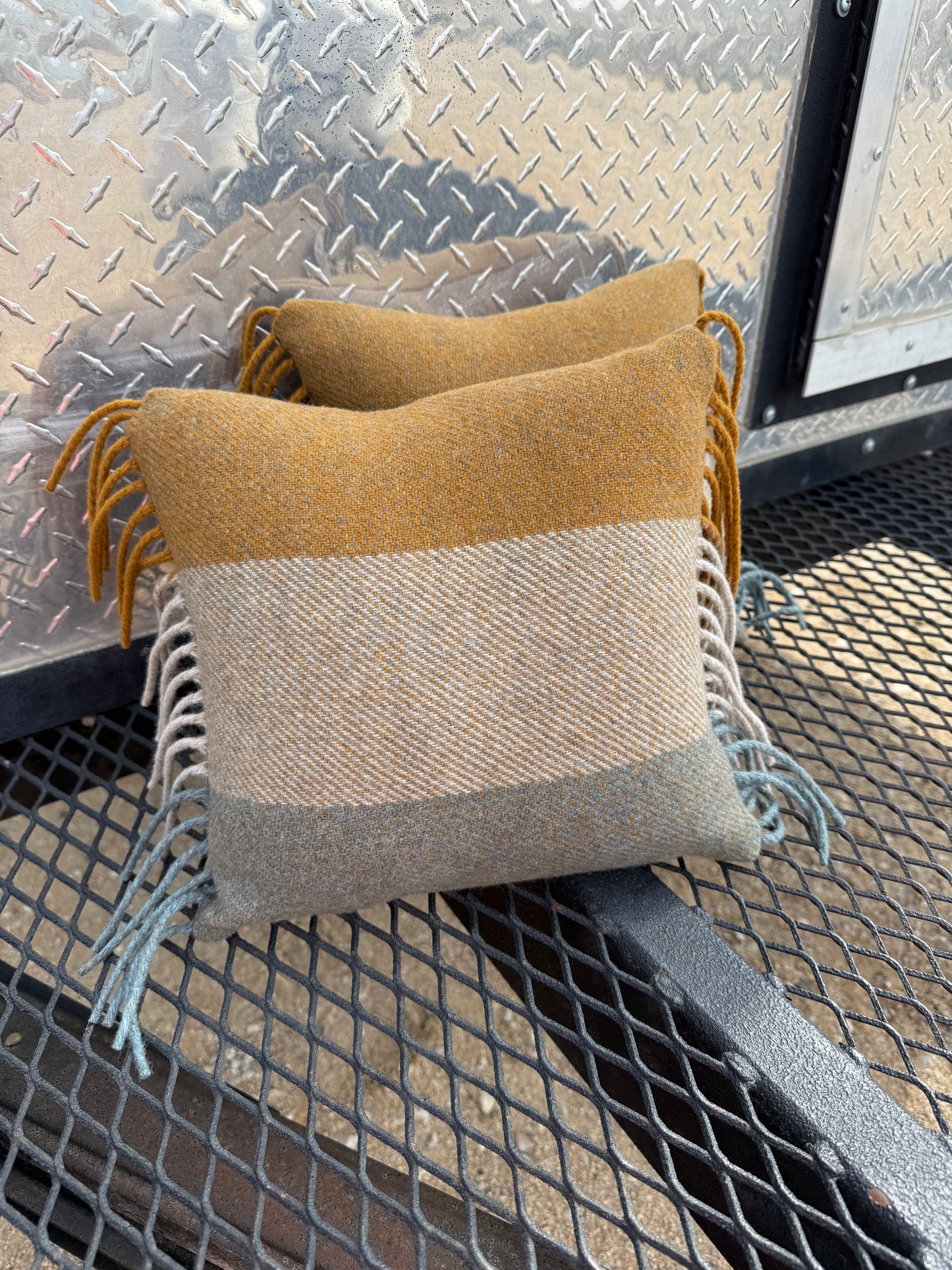 Fringe Eco-Wise Wool Pillows