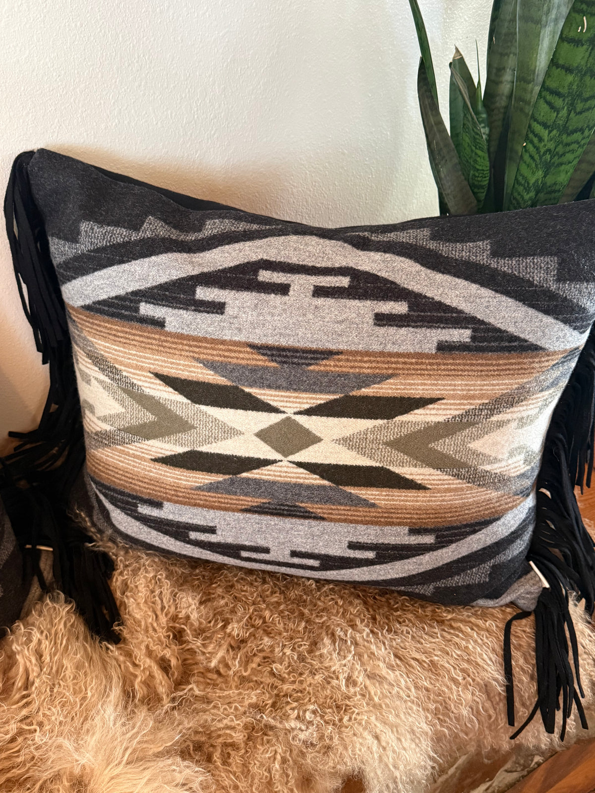 Fringed Tumalo Ridge Pillows