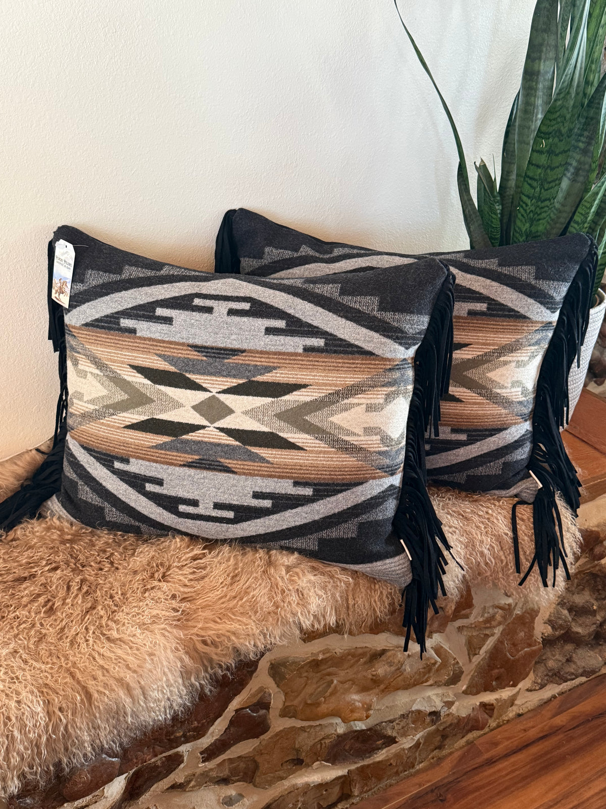 Fringed Tumalo Ridge Pillows