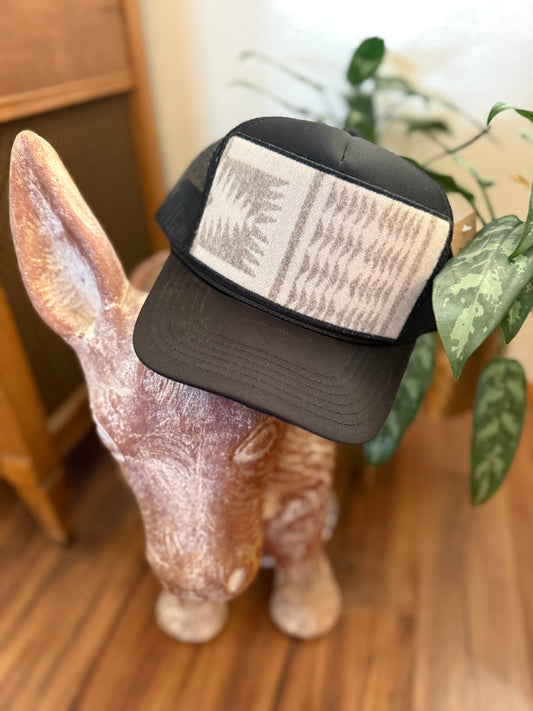 Black Trucker Hat