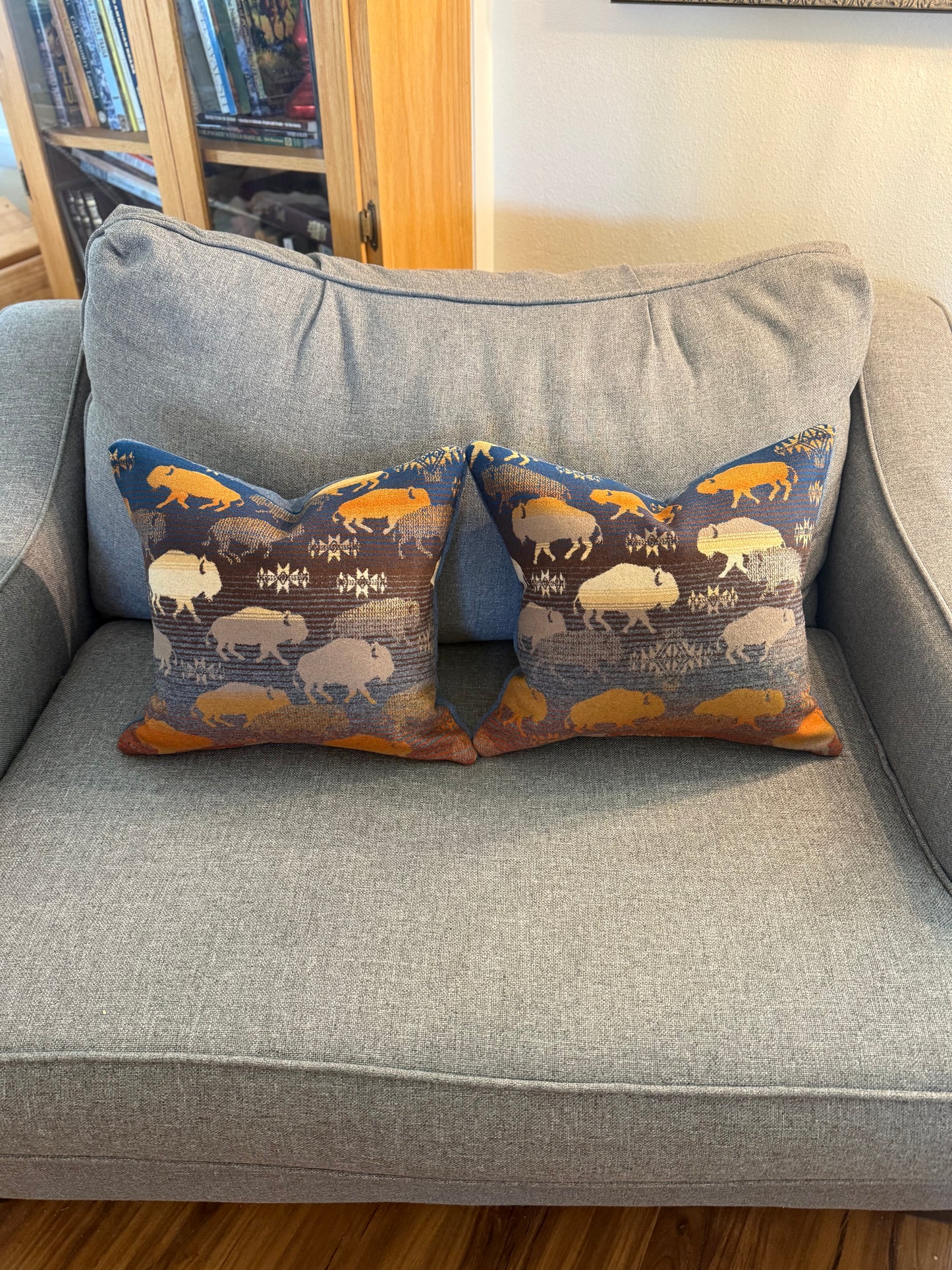 Land of Buffalo Pillow Set