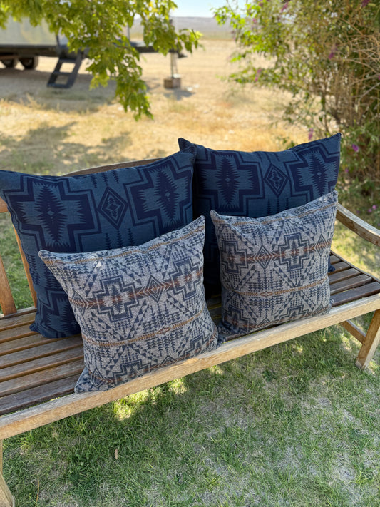 Harding Trail Navy Pillows