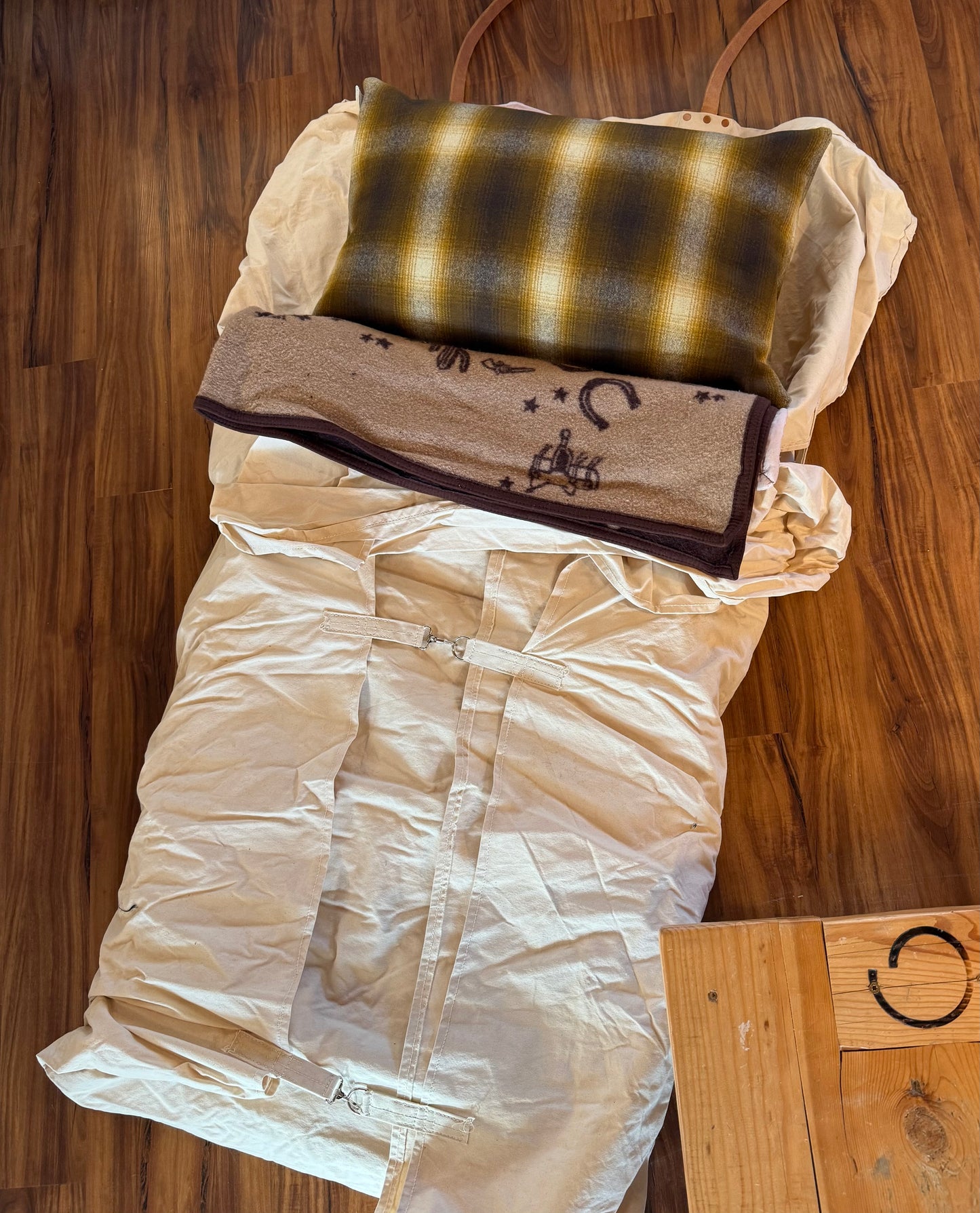 Cowboy Bedroll Pillow Covers