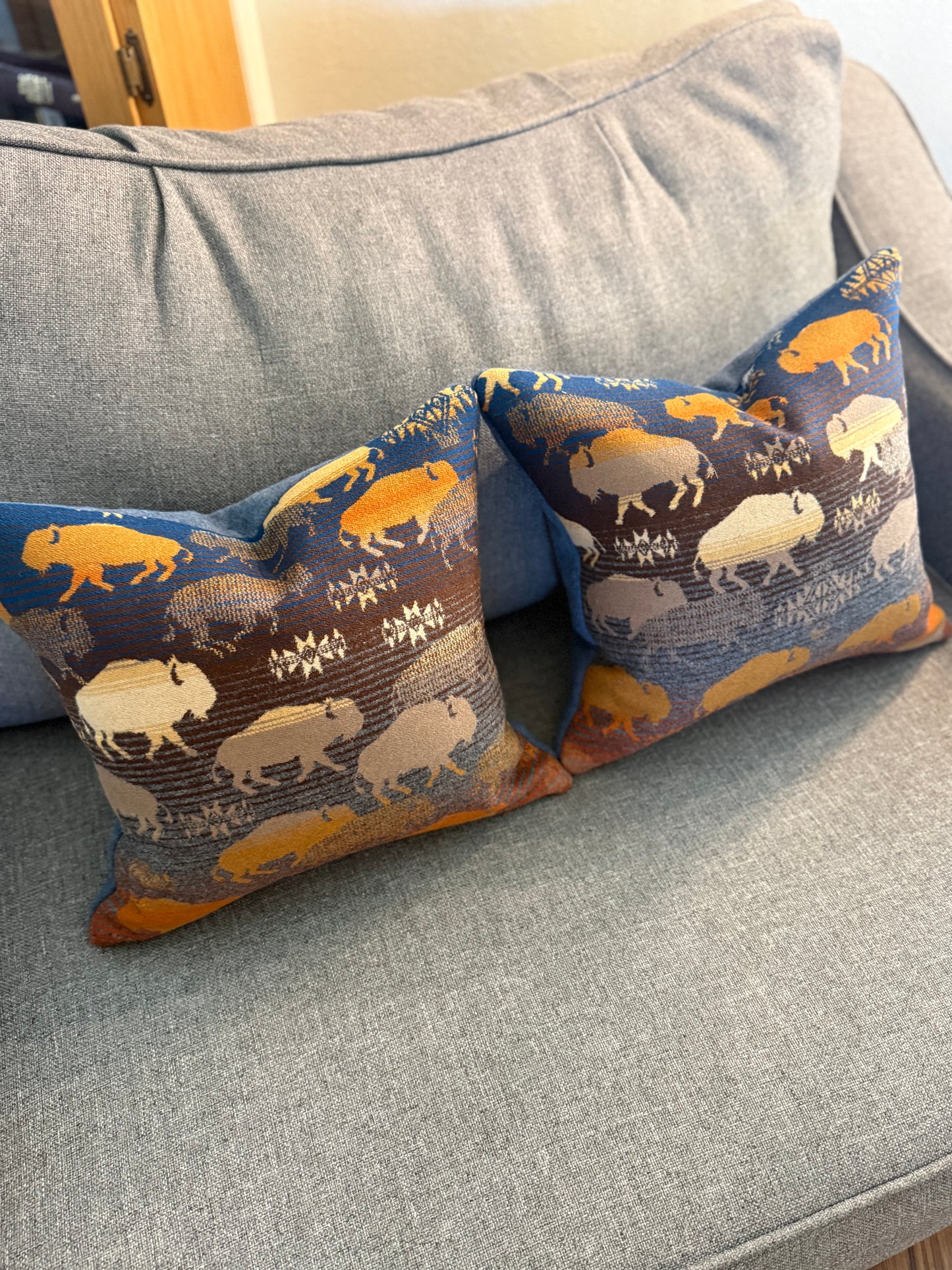 Land of Buffalo Pillow Set