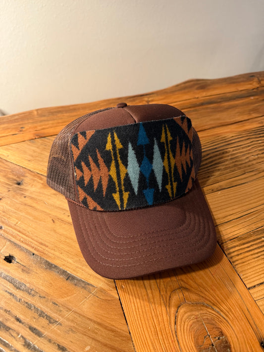 Brown Trucker Hat