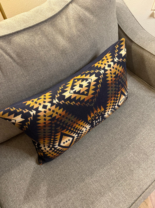 Mission Trails Navy Pillow