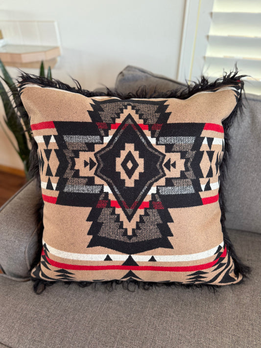 Extra Large Rock Point Black Pillow