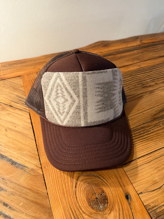 Brown Trucker Hat