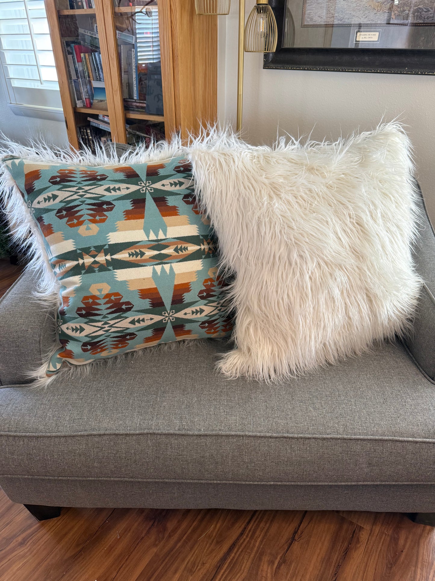 Extra Large Tucson Aqua Pillows