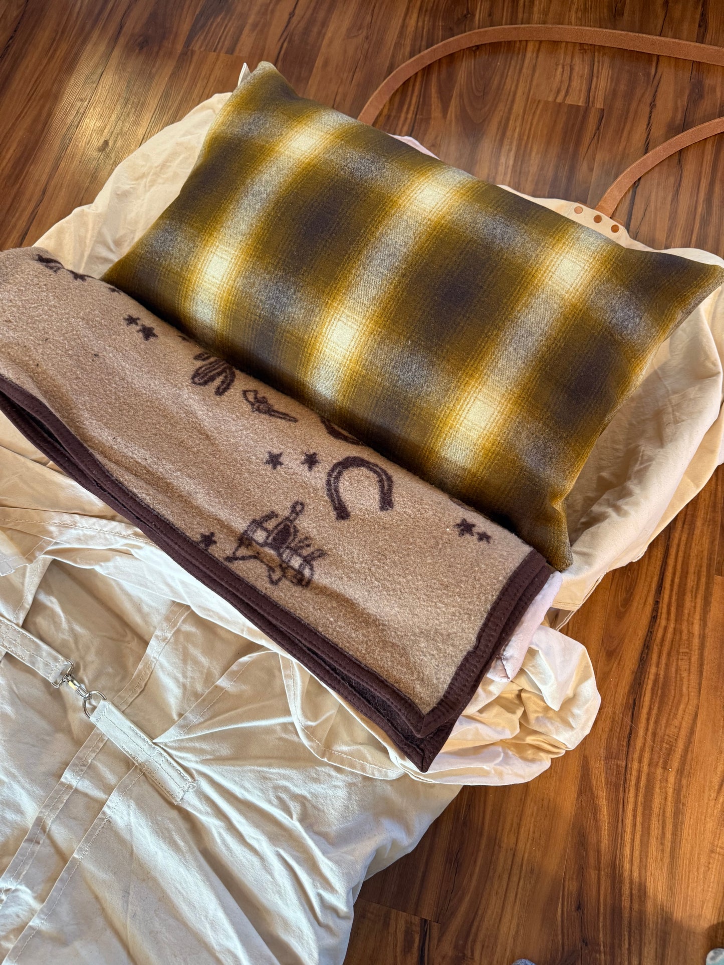Cowboy Bedroll Pillow Covers
