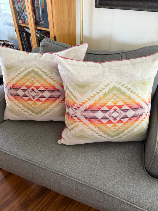 Extra Large Cascadia Tan Multi Pillows