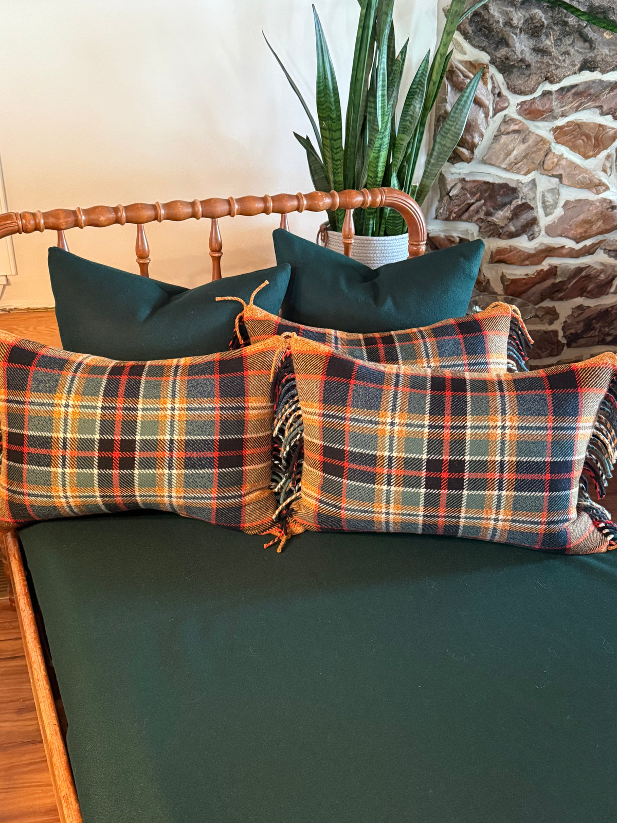 Fireside Fringe Pillows