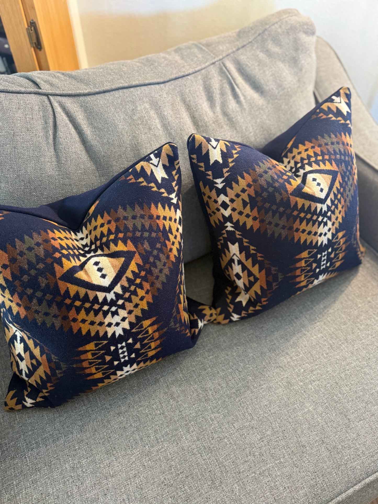 Mission Trails Navy Pillow Set