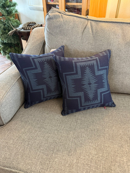Navy Harding Pillow Set