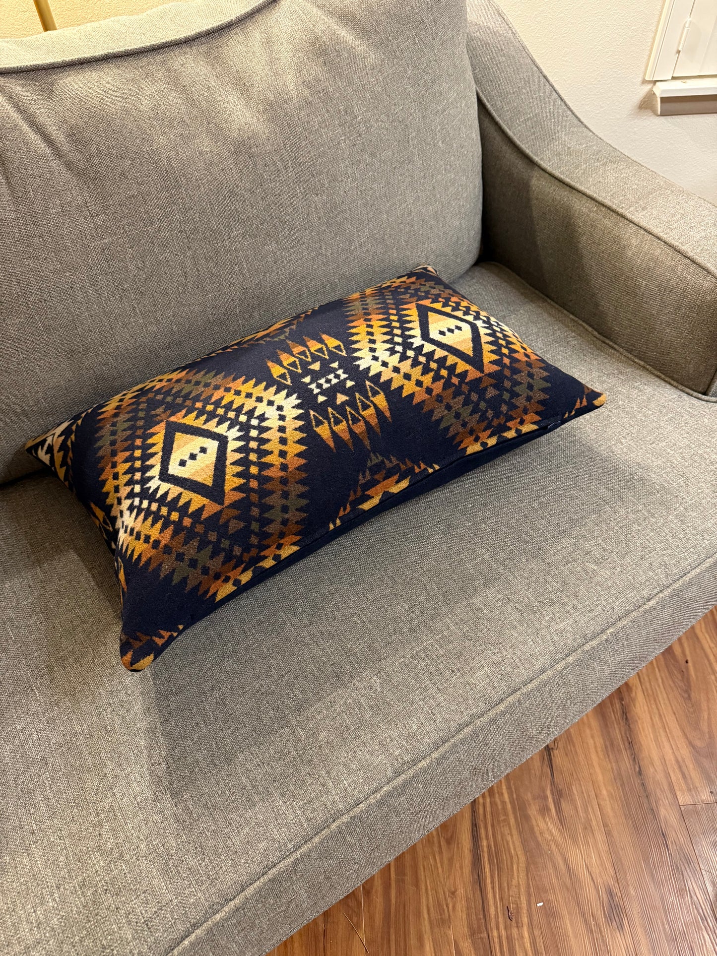 Mission Trails Navy Pillow