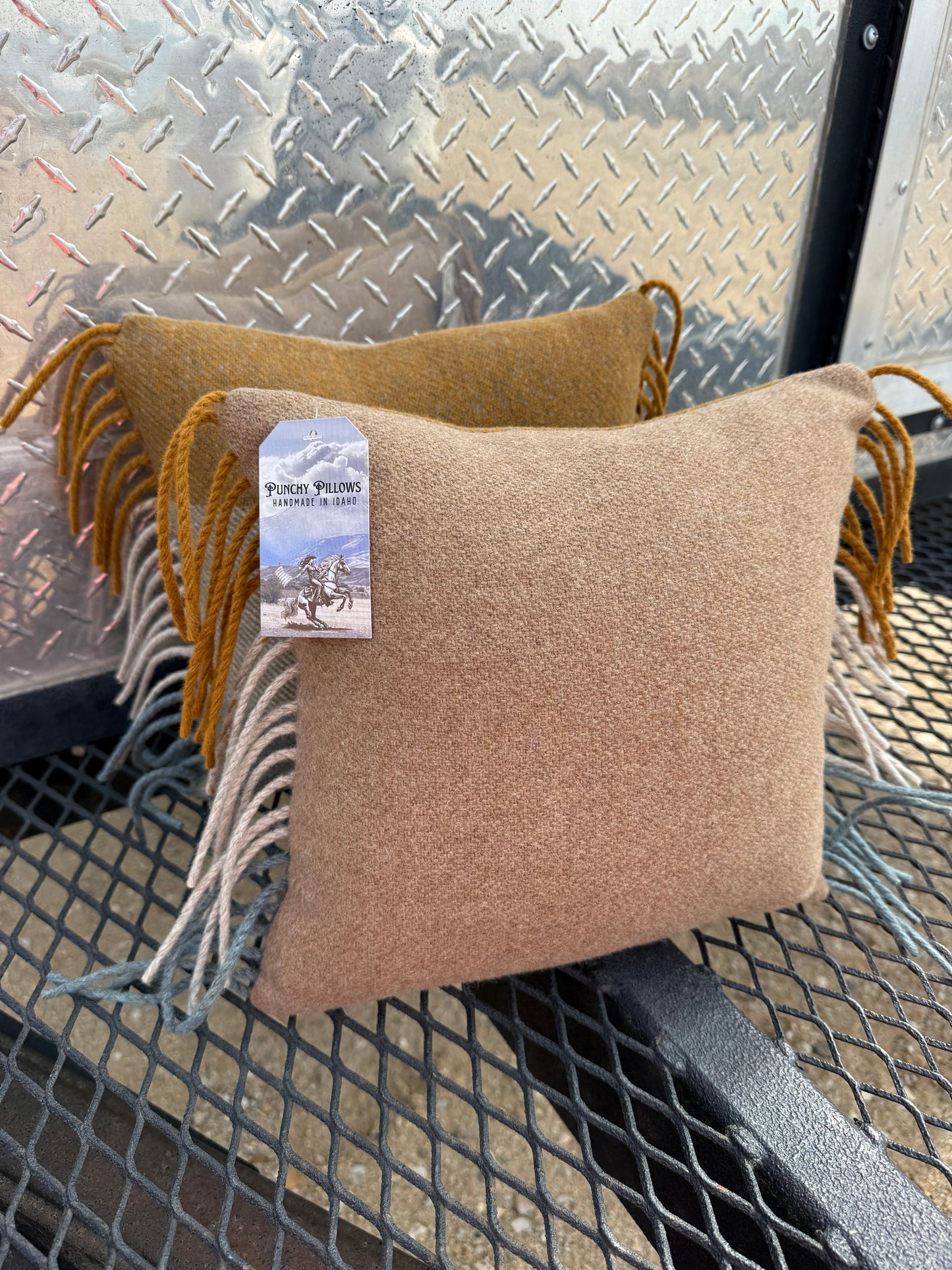 Fringe Eco-Wise Wool Pillows
