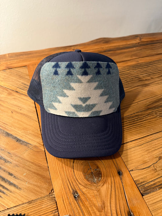 Navy Trucker Hat