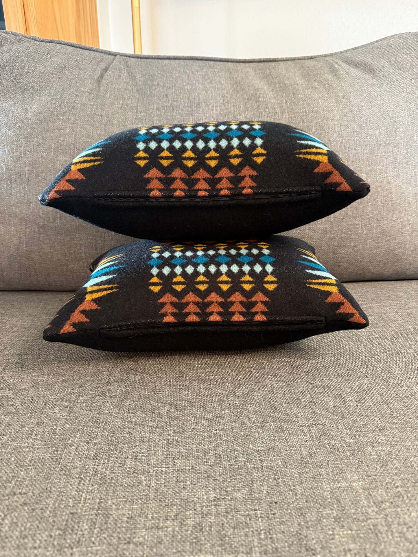 Rancho Arroyo Black Pillows