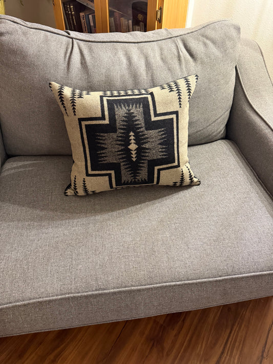 Black & Tan Harding Pillow