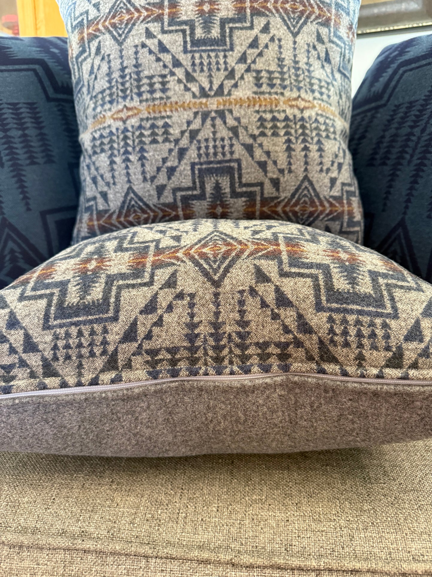 Harding Trail Navy Pillows