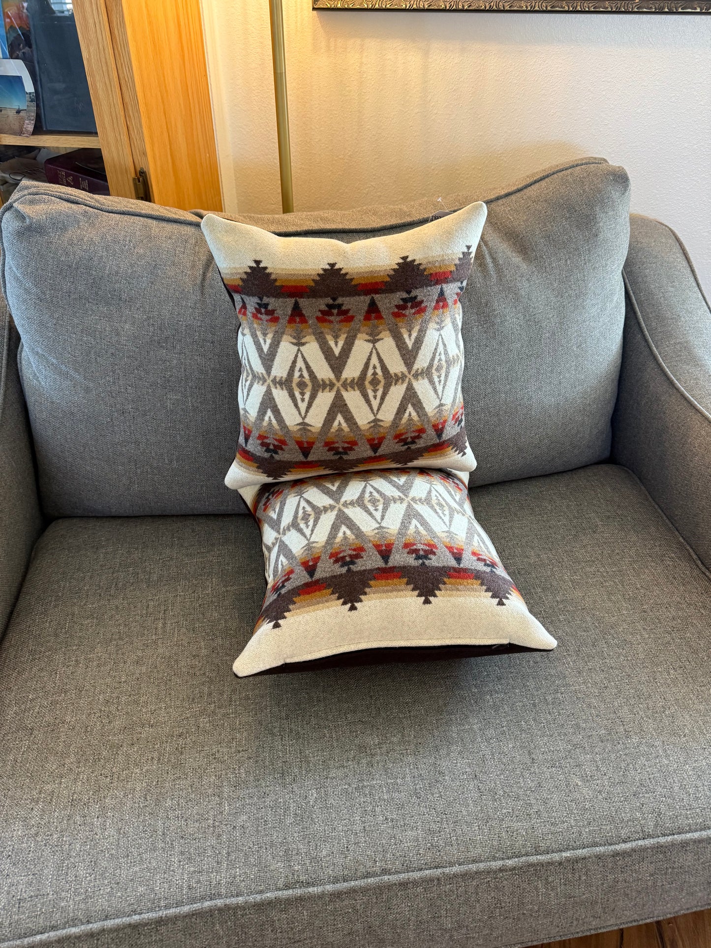 Medium Set of Brown Pacific Crest Pillows