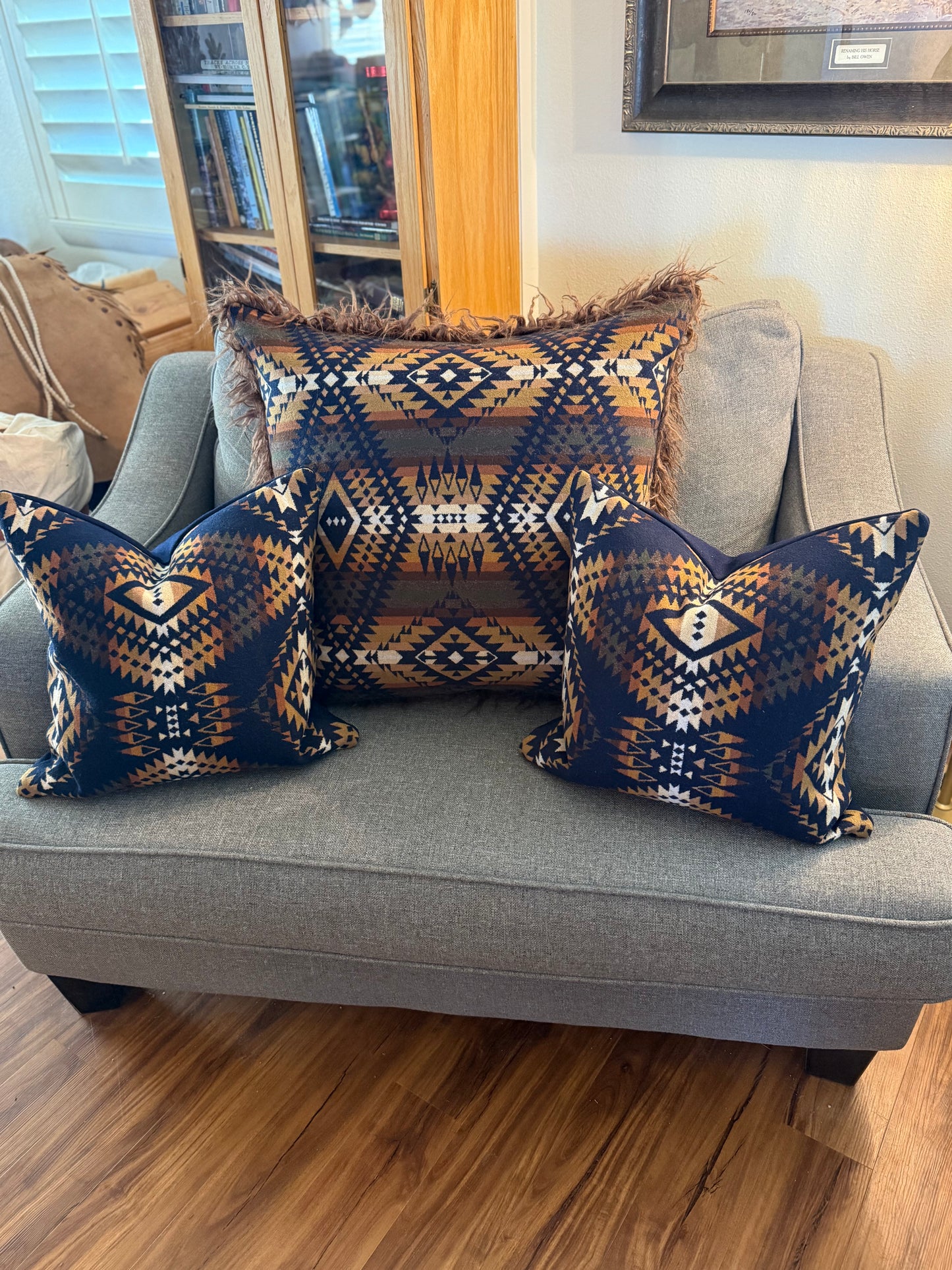 Mission Trails Navy Pillow Set