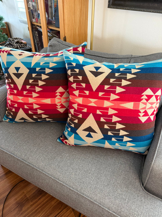 Extra Large Big Thunder Scarlet Pillows