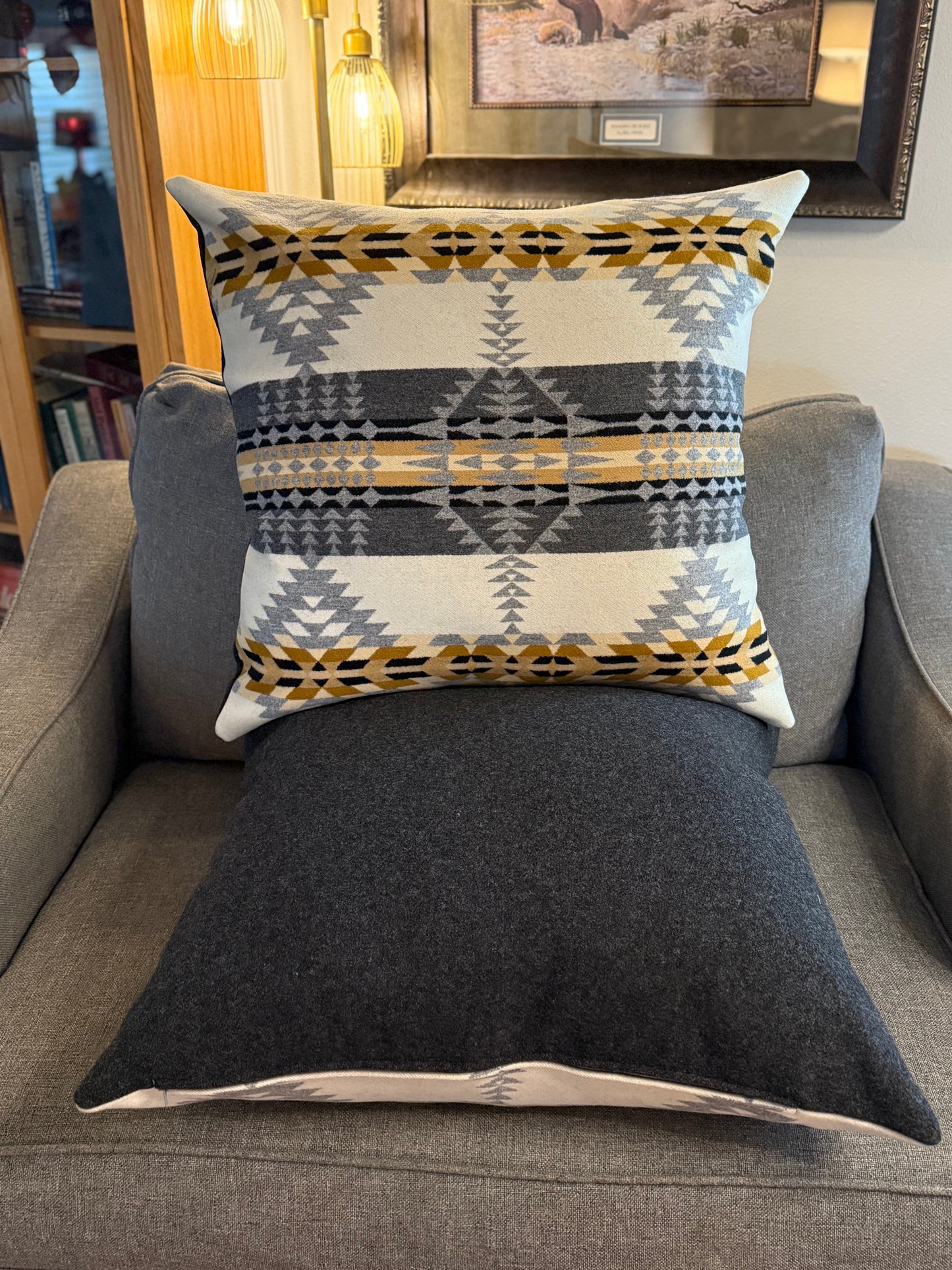 Extra Large Rancho Arroyo Silver Pillows