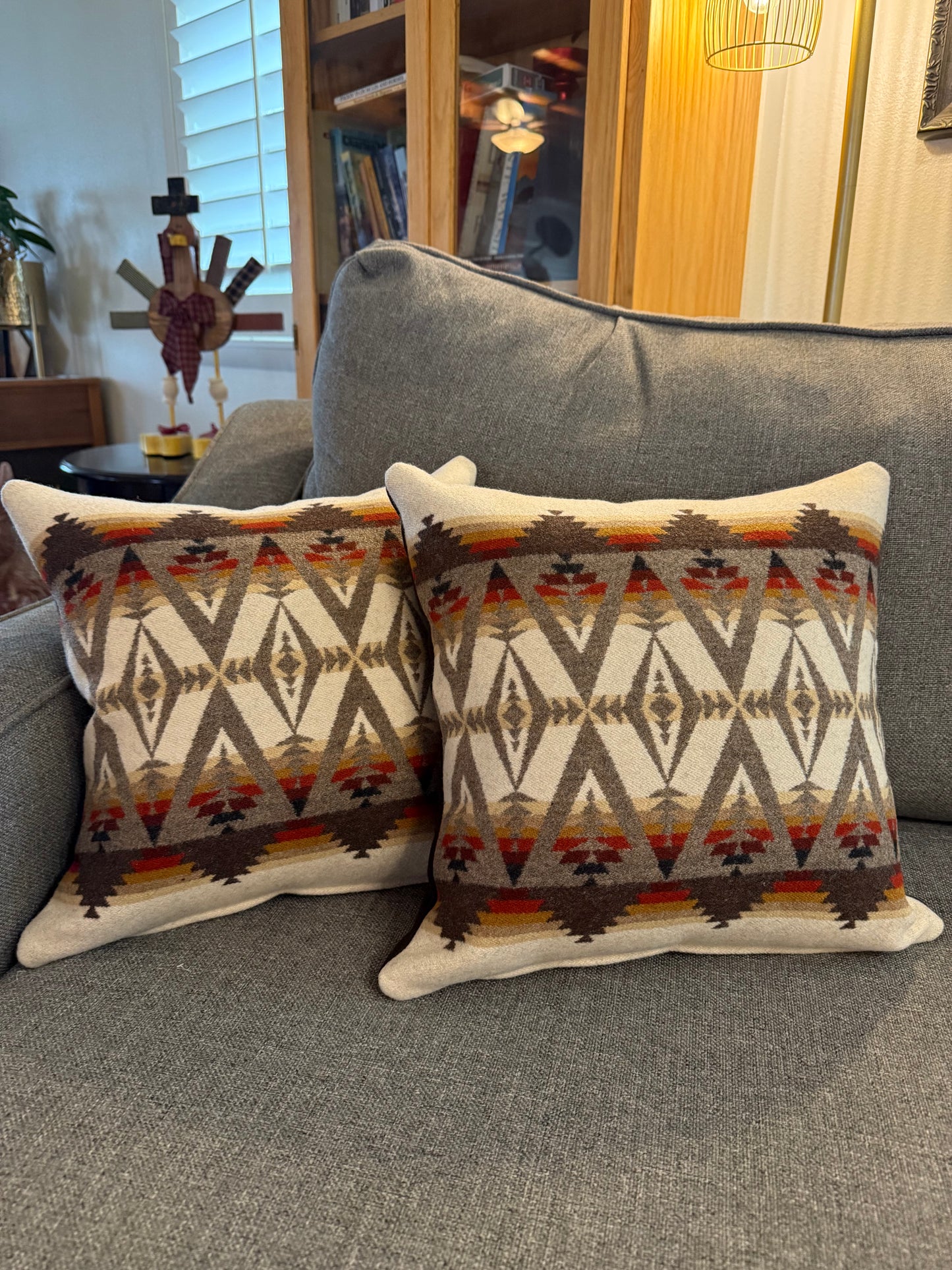 Medium Set of Brown Pacific Crest Pillows
