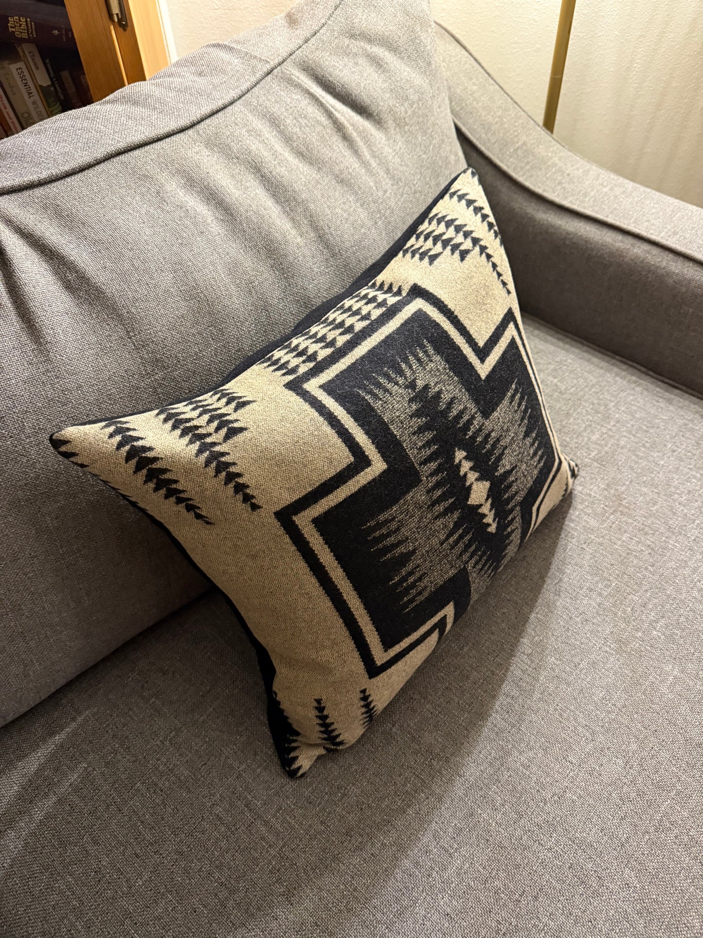 Black & Tan Harding Pillow