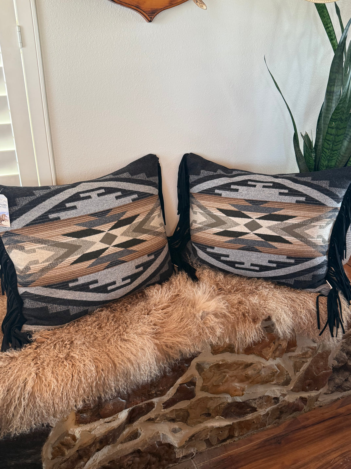 Fringed Tumalo Ridge Pillows