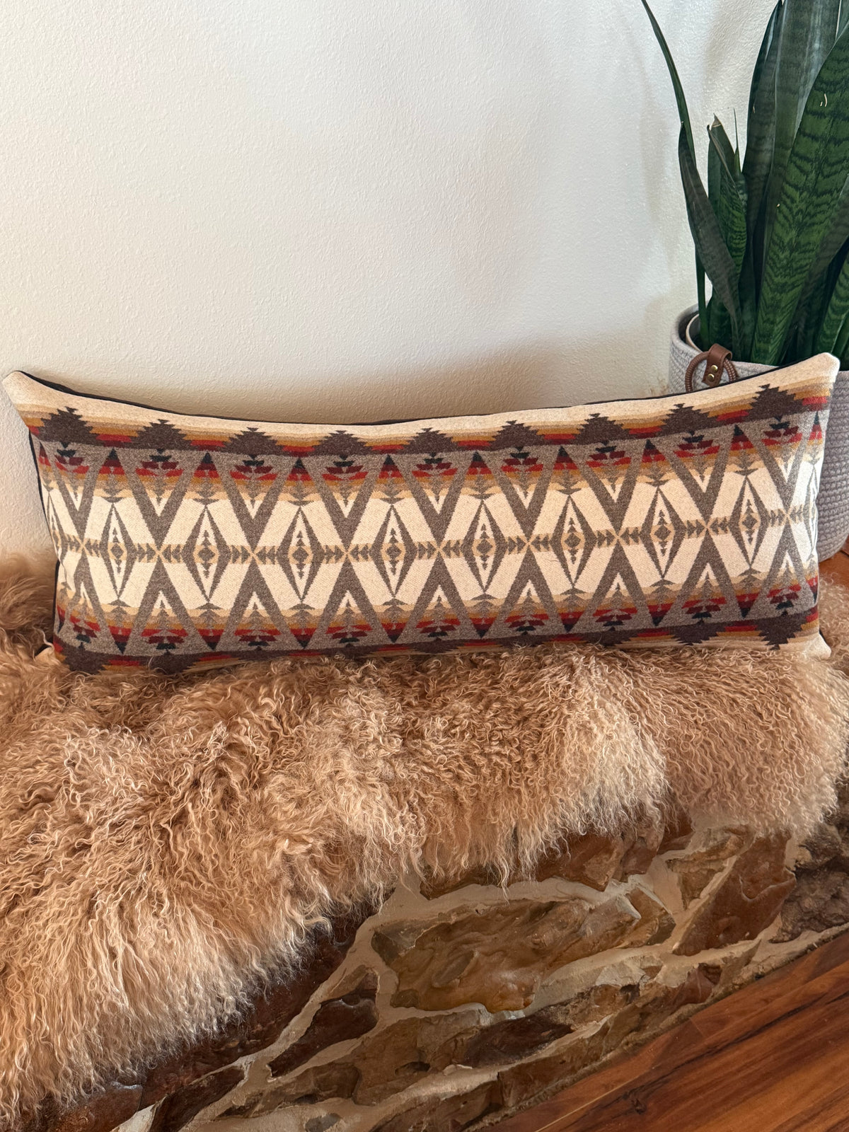 Brown Pacific Crest Lumbar Pillow
