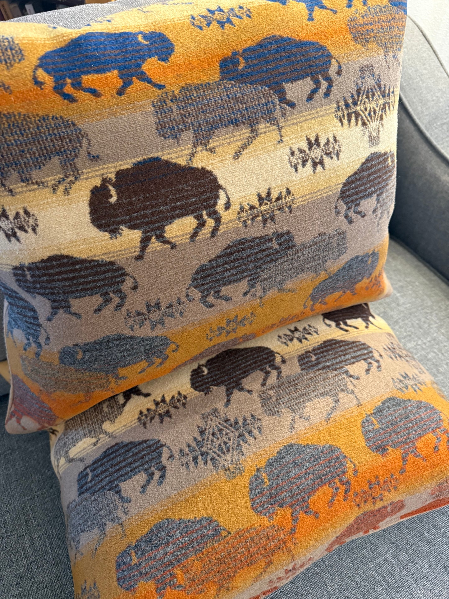 Land of Buffalo Pillow Set