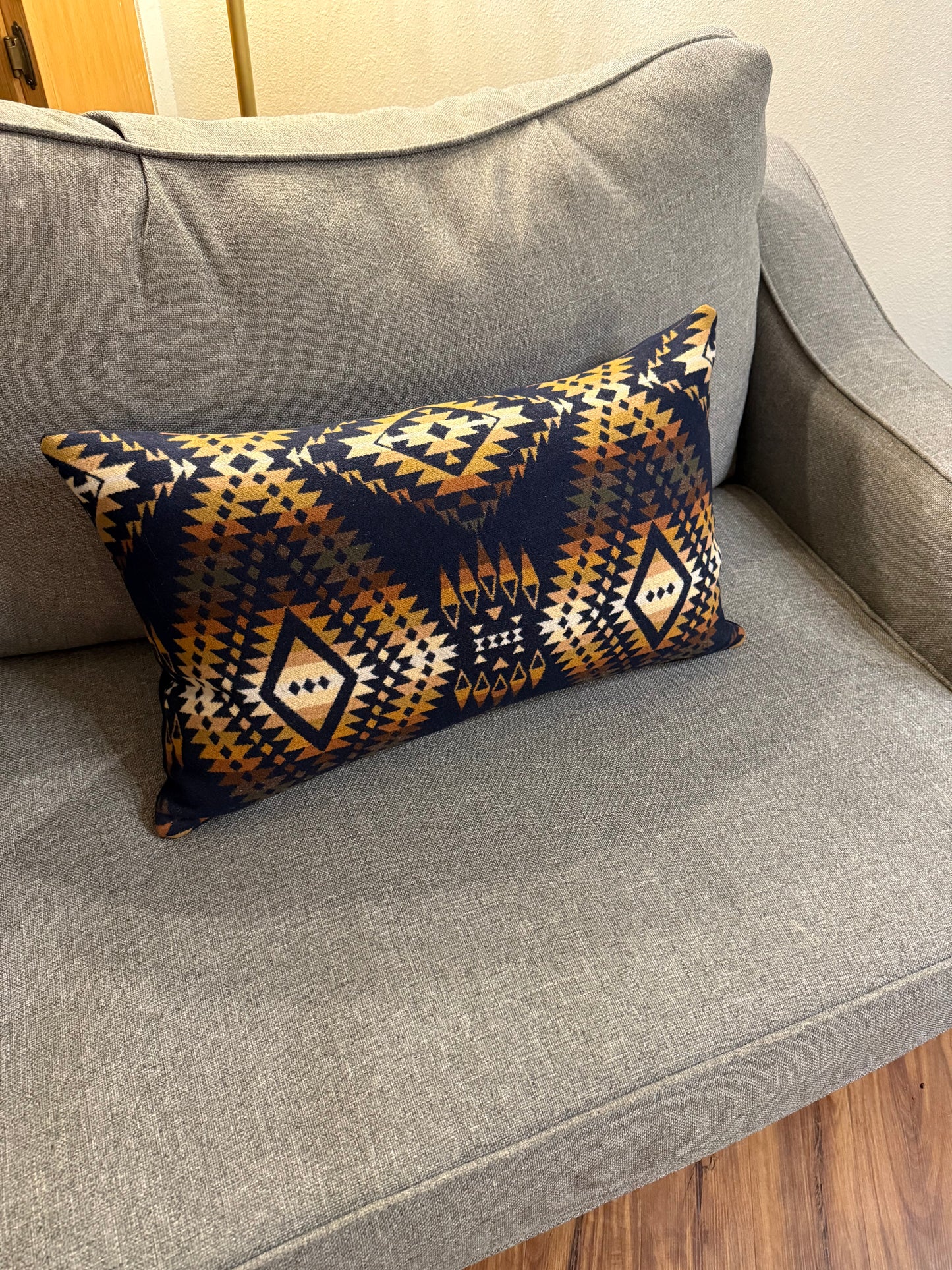 Mission Trails Navy Pillow
