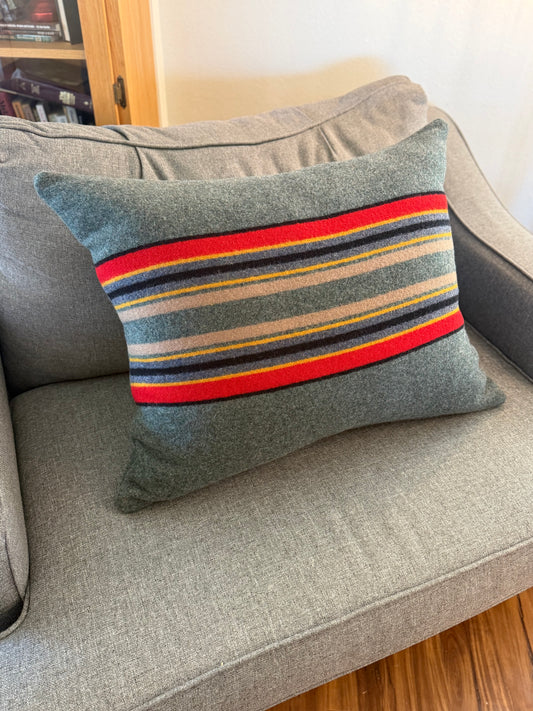 Yakima Camp (Heather Green) Pillow