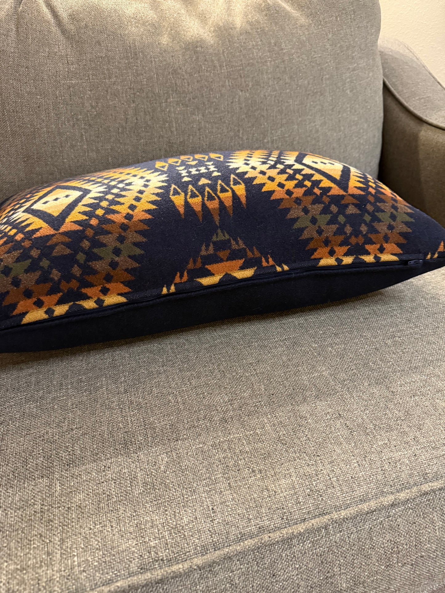 Mission Trails Navy Pillow