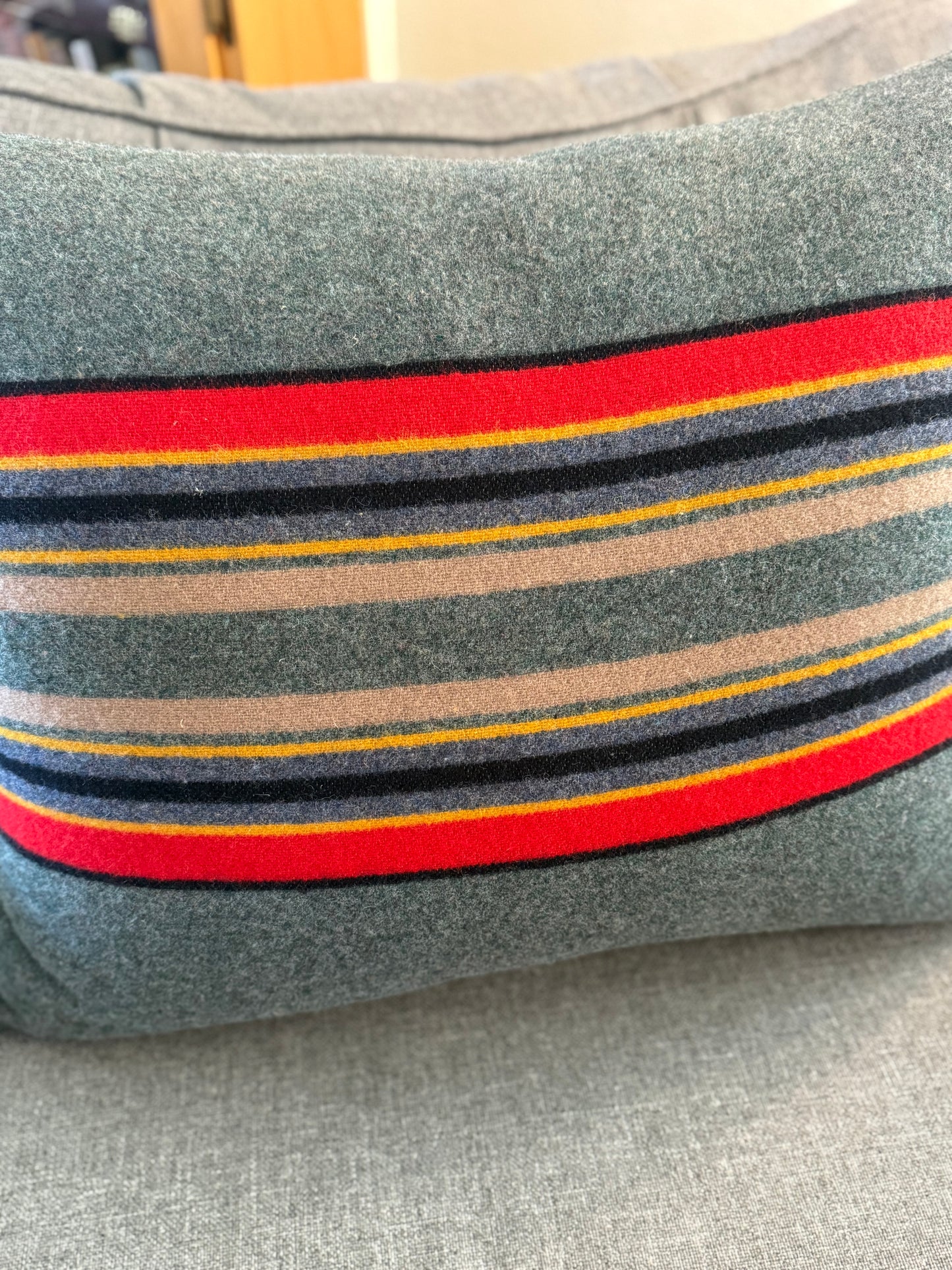 Yakima Camp (Heather Green) Pillow