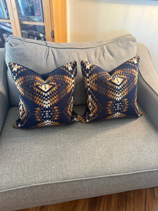 Mission Trails Navy Pillow Set